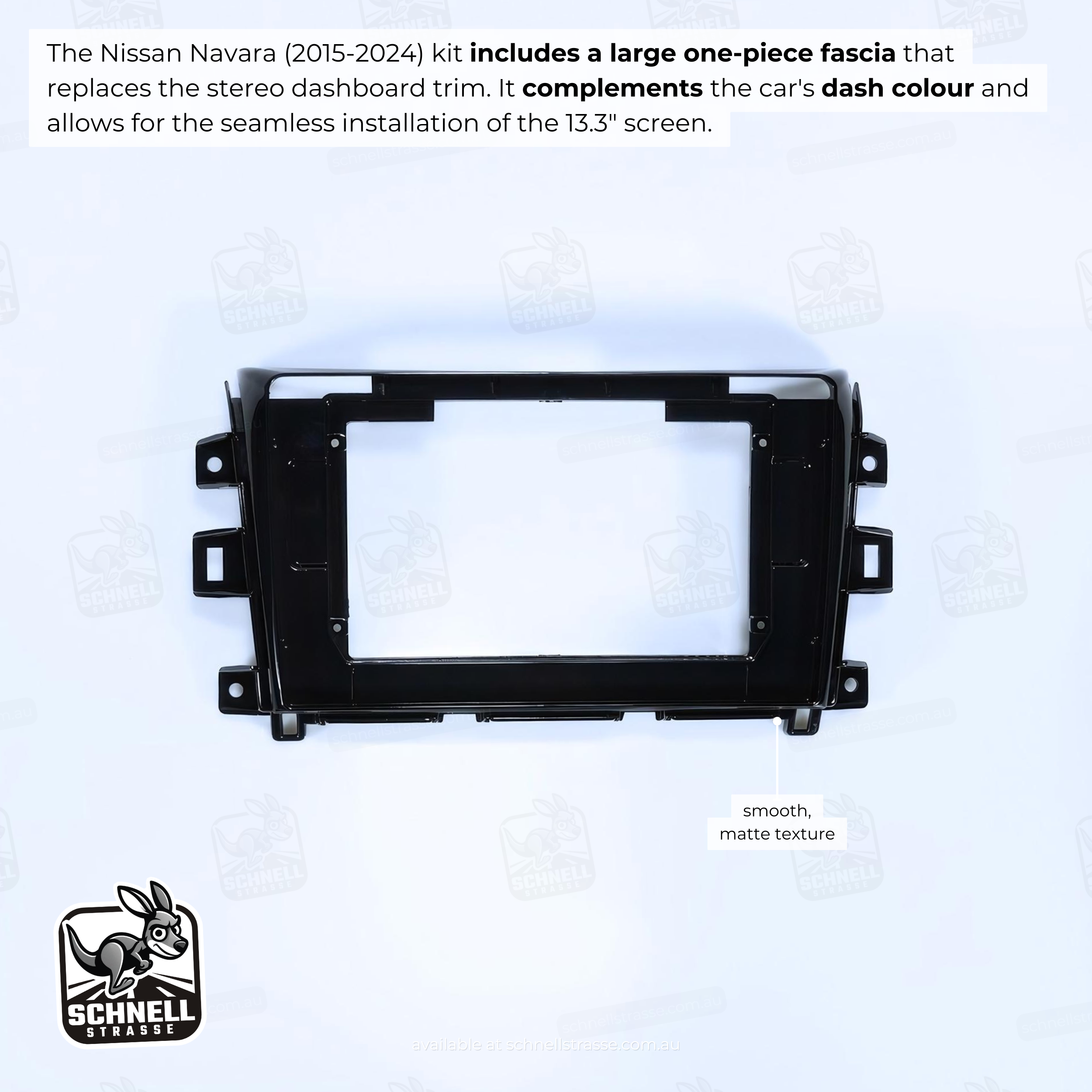 Nissan Navara 13.3'' Head Unit Upgrade Kit (2015-2024) - Plug & Play with Apple CarPlay, Android Auto, and Touchscreen Display