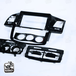 Toyota Hilux (2005-2015) Fascia Kit - Premium Sophisticated Graphite Grey (Matte) or Jet Black (High-Gloss) Finish