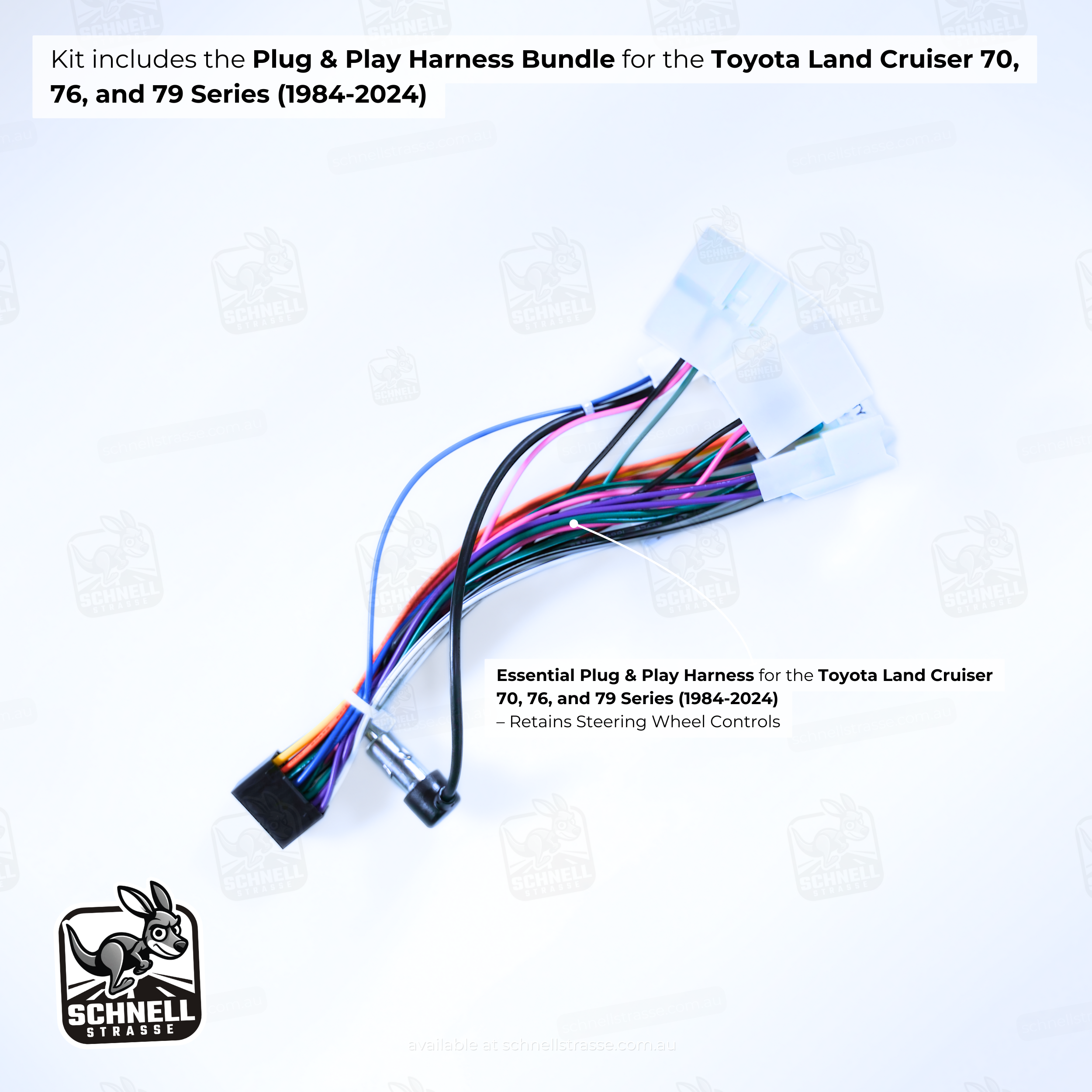 Toyota Land Cruiser 70, 76, and 79 Series 13.3'' Head Unit Upgrade Kit (1984-2024) - Plug & Play with Apple CarPlay, Android Auto